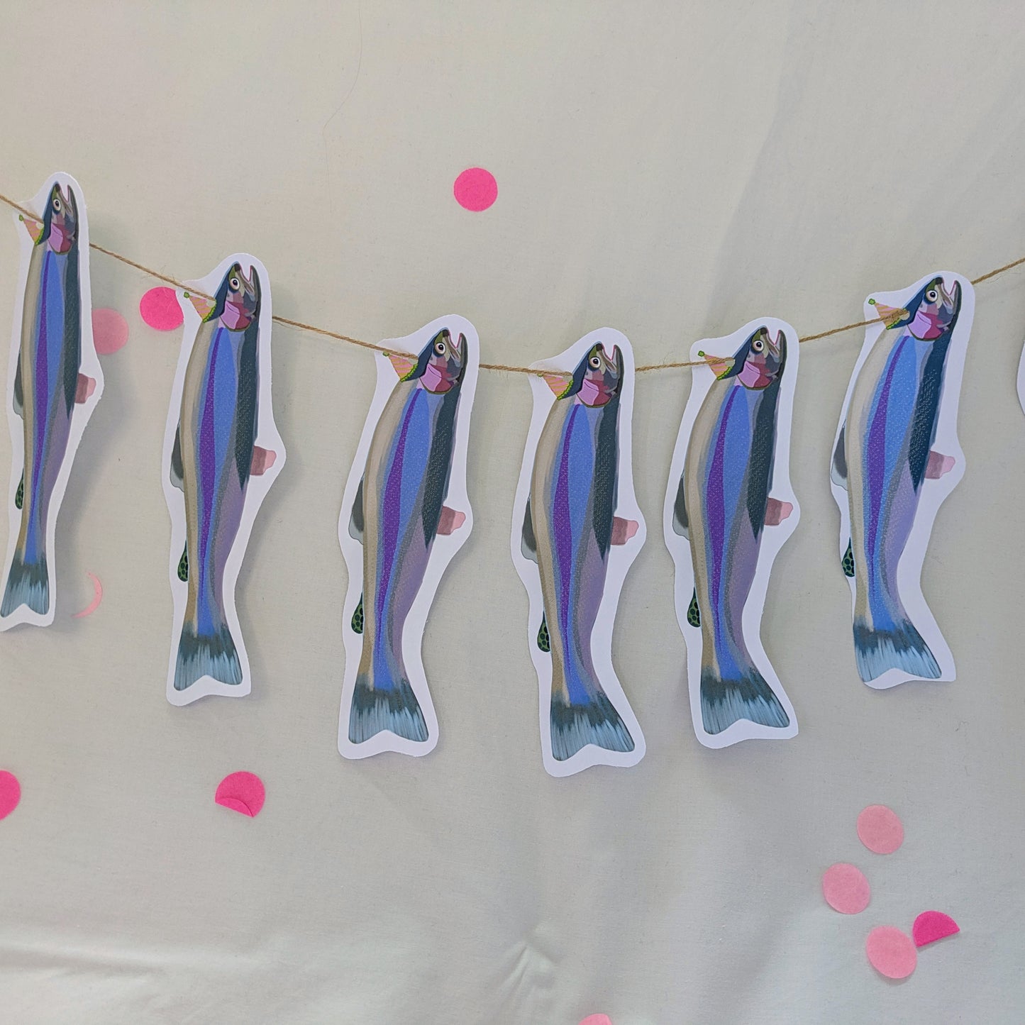 Trout Party Bunting