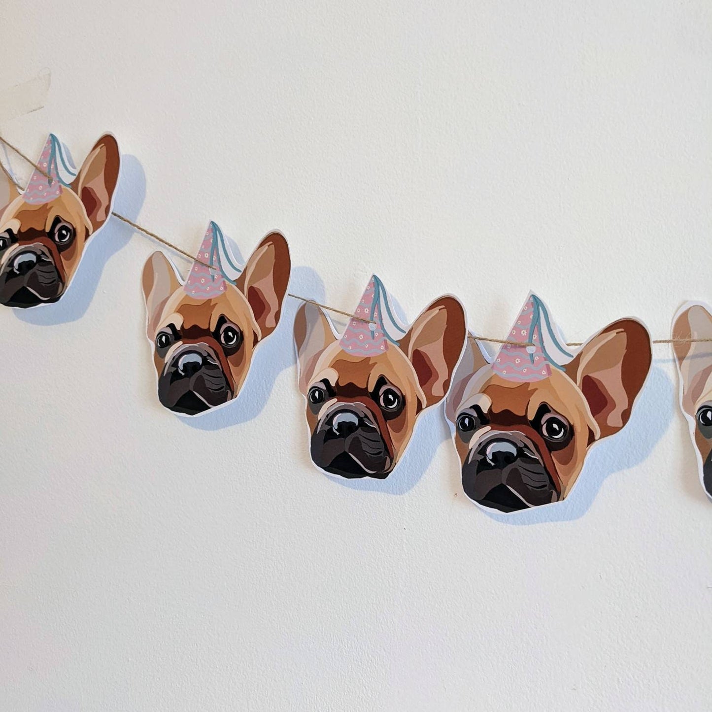 Party Französisch Bulldog Karte Ammer / Dekor / lustig