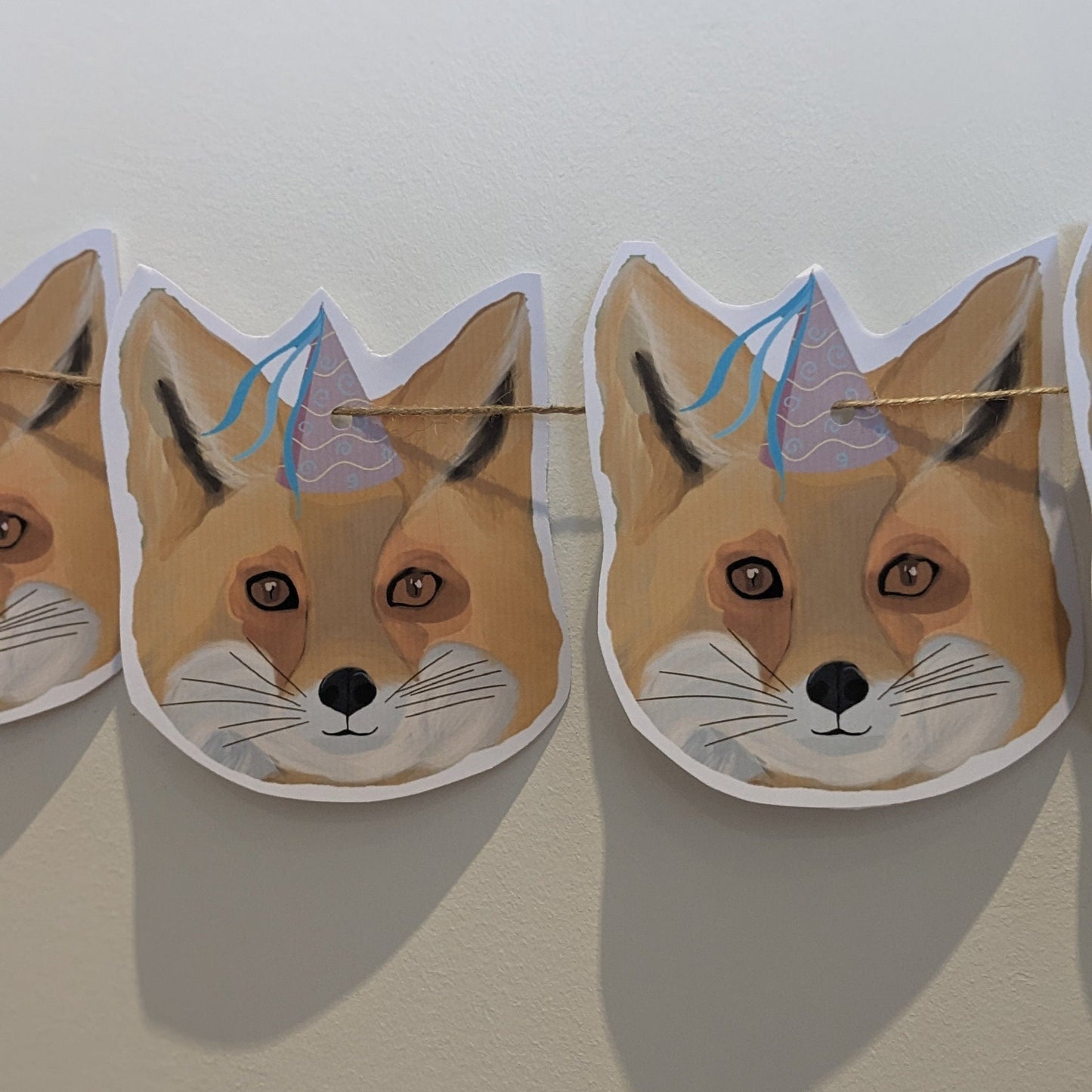 Party Fuchs Karte Ammer / Dekor / lustig