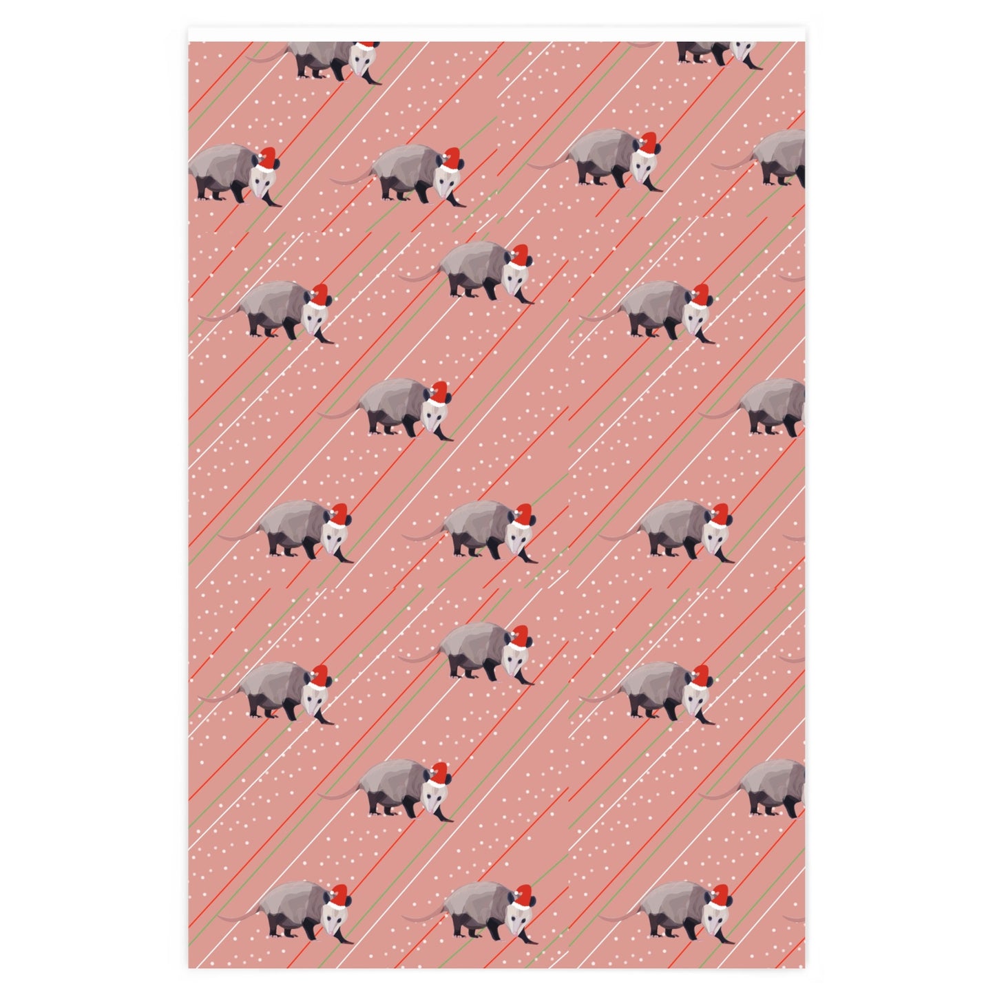 Christmas Possum wrapping paper