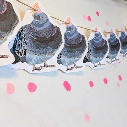 Party Pigeon party bunting/ banner/