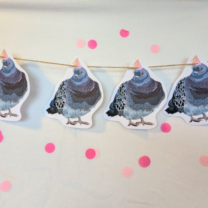 Party Pigeon party bunting/ banner/