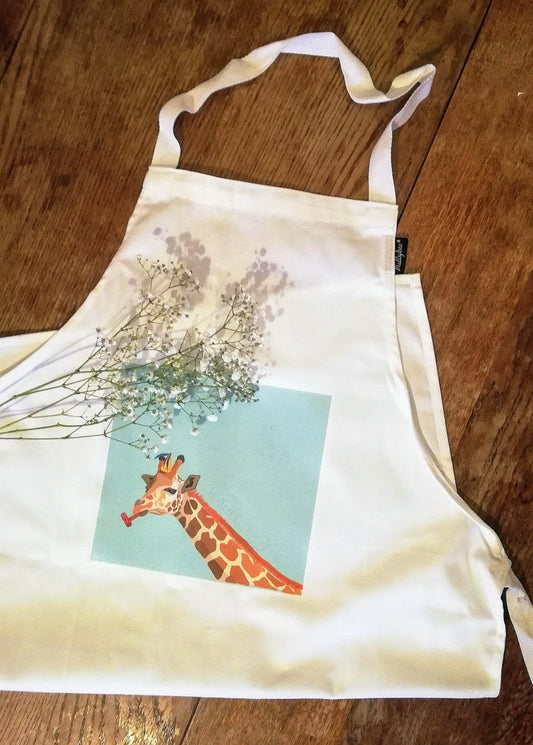 Giraffe party animal apron