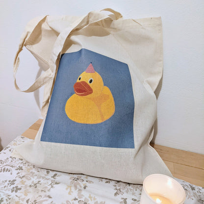 Party Duck tote bag