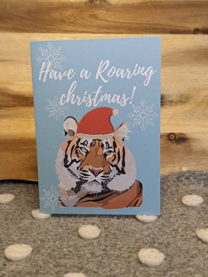 Christmas tiger Card