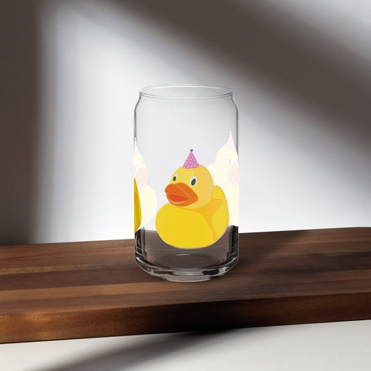 Party Duck Can-shaped glass