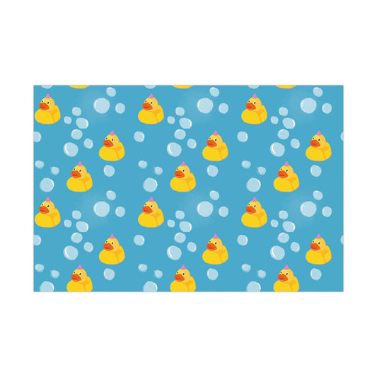 Duck Bubble Gift Wrap Papers