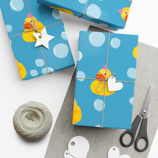 Duck Bubble Gift Wrap Papers