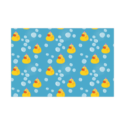 Duck Bubble Gift Wrap Papers