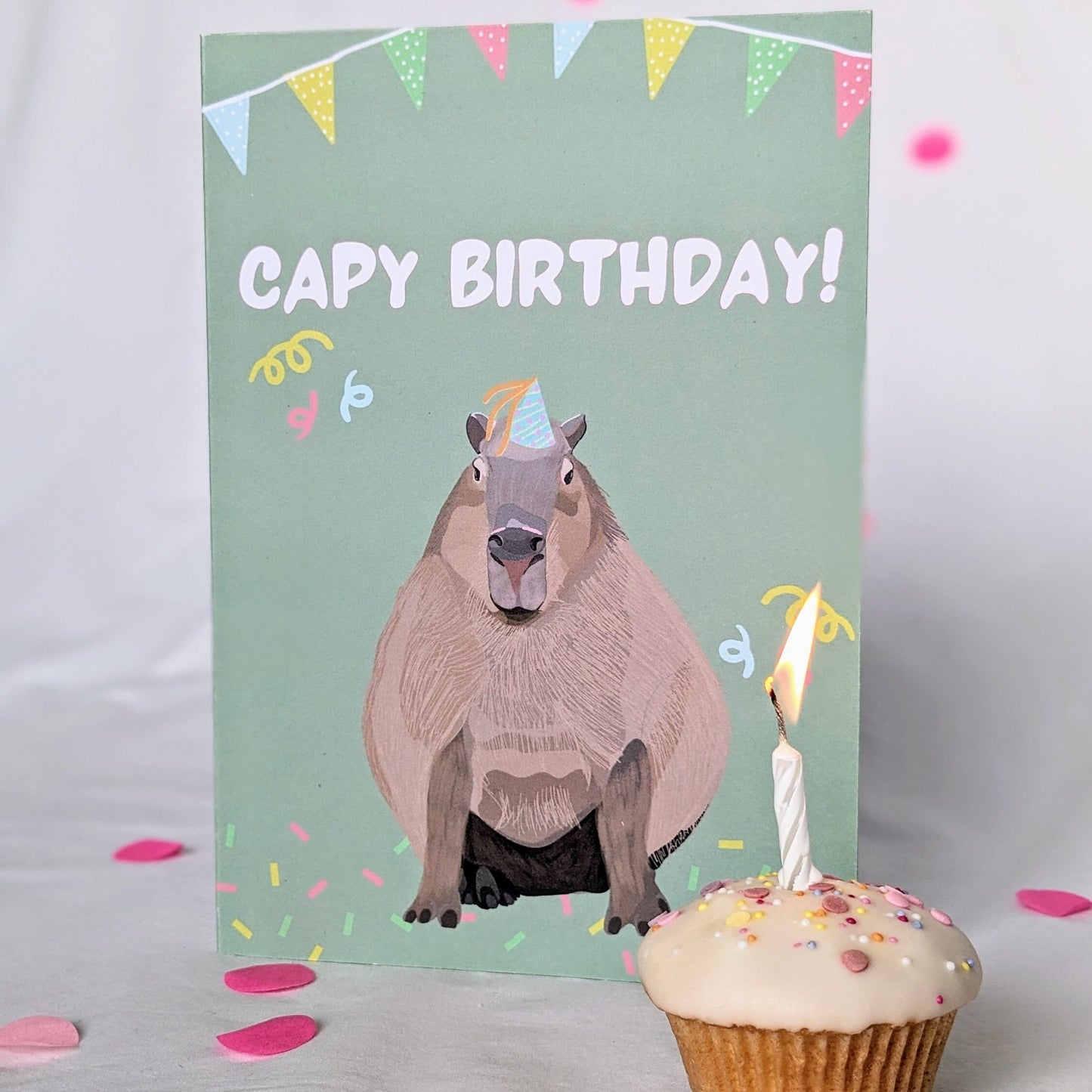 Capybara Birthday Card/ Capy Birthday!